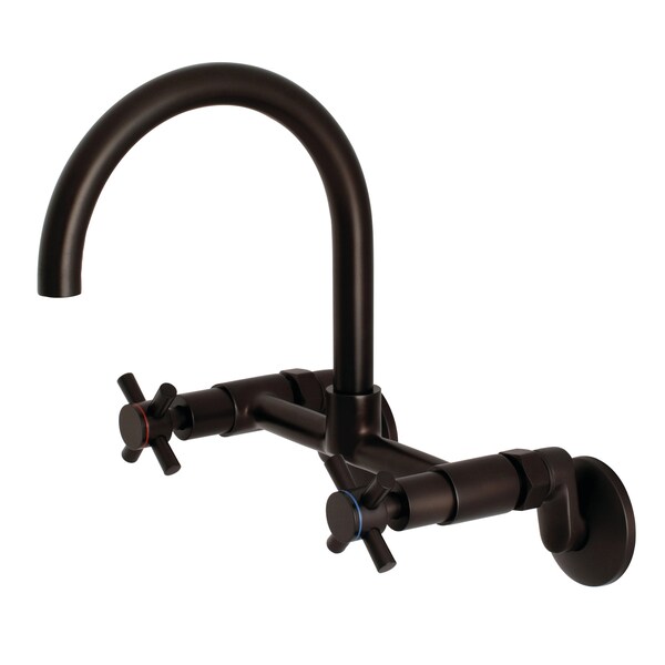 Concord KS414ORB 8-Inch Adjustable Center Wall Mount Kitchen Faucet KS414ORB - main